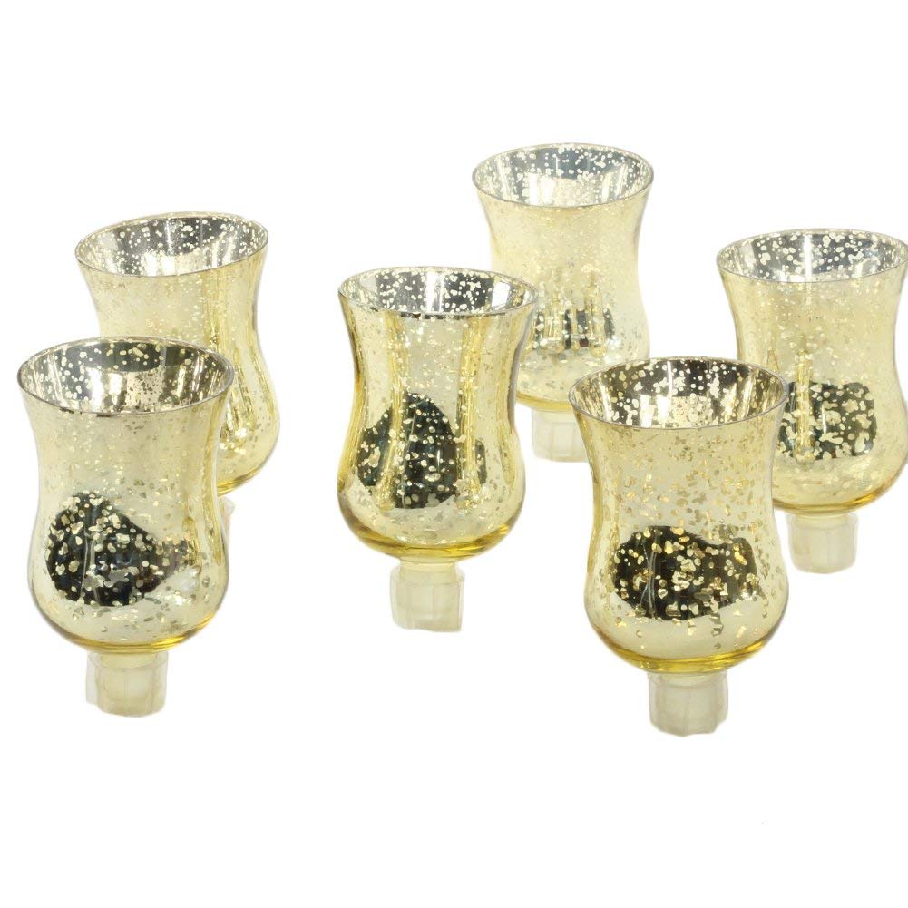 Koyal Wholesale Candelabra Hurricane Glass Shades Clear, 3.5-Inch Bulk Set of 6 Peg Votive Holders Koyal Wholesale Candelabra Hurricane Glass Shades Clear, 3.5-Inch Bulk Set of 6 Peg Votive Holders
